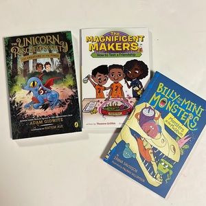 books - 3 total small chapter books aged 7-10